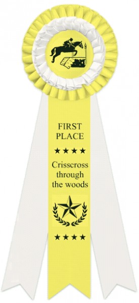 Crisscross though the woods